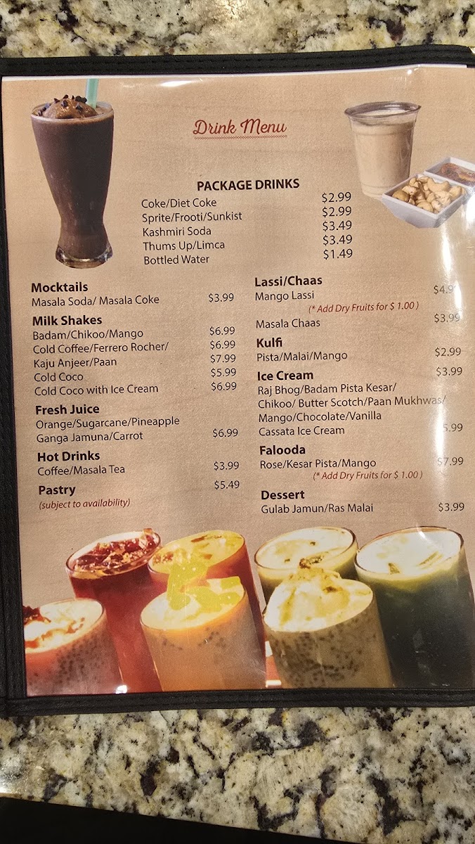 Honest Indian Vegetarian Restaurant Menu - Image 4